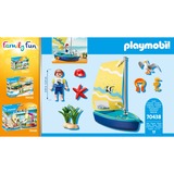 PLAYMOBIL Family Fun - Zeilbootje Constructiespeelgoed 70438