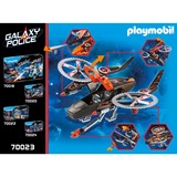 PLAYMOBIL Galaxy Police - Galaxy piratenhelikopter Constructiespeelgoed 70023