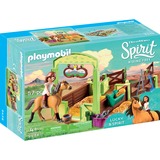 PLAYMOBIL Spirit Riding Free - Lucky en Spirit met paardenbox Constructiespeelgoed 9478