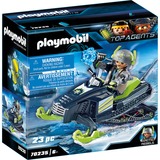 PLAYMOBIL Top Agents - Arctic Rebels sneeuwscooter Constructiespeelgoed 70235