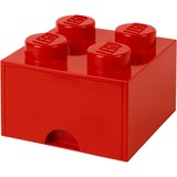 Room Copenhagen LEGO Brick Drawer 4 Rood opbergdoos Rood