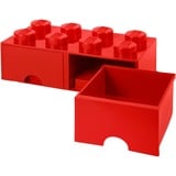 Room Copenhagen LEGO Brick Drawer opbergdoos Rood, 8 noppen