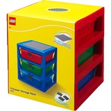 Room Copenhagen LEGO Iconic 3-Drawer Rack opbergdoos Rood