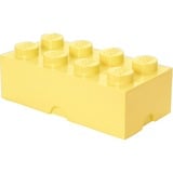 LEGO Storage Brick 8 Pastelgeel opbergdoos