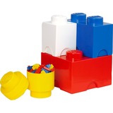 Room Copenhagen LEGO Storage Multi pack kleurrijk opbergdoos Rood, 4 stuks