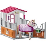 Schleich Horse Club - Paardenbox met een Lusitano merrie speelfiguur 42368