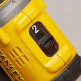 Stanley FATMAX V20 18V Brushless schroefboormachine Geel/zwart, Koffer, oplader (2A) en 2 accu's (2.0Ah) inbegrepen