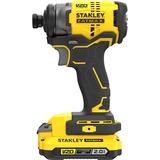 Stanley FATMAX V20 18V Brushless slagschroevendraaier Geel/zwart, Koffer, 2 accu's (2.0Ah) en oplader (2A) inbegrepen