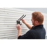 Stanley Track Wall - Dubbele haak houder Zwart