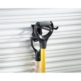 Stanley Track Wall - Dubbele haak houder Zwart