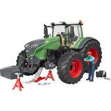 bruder Fendt 1050 Vario Modelvoertuig 04041, met monteur en werkplaatsapparatuur