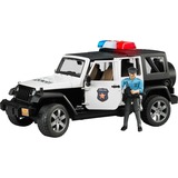 Jeep Wrangler Unlimited Rubicon politieauto met politieagent Modelvoertuig