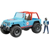 Jeep cross country racer met bestuurder Modelvoertuig