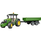 bruder John Deere 5115M met aanhanger Modelvoertuig 02108