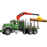 bruder MACK houttransport truck Modelvoertuig 02824