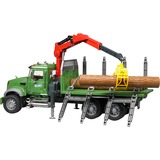 bruder MACK houttransport truck Modelvoertuig 02824