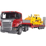 bruder Scania R-Serie dieplader met Cat bulldozer Modelvoertuig 03555