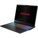 ALTERNATE Thunderstorm 16” - Ultra 7 - RTX 5070Ti  gaming laptop Zwart | Core Ultra 7 255HX | RTX 5070 Ti | 64 GB | 2 TB SSD