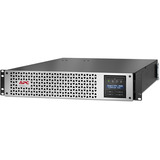 APC Smart-UPS Line Interactief Li-ion SMTL3000RMI2UC ups Zwart/zilver, 3000VA, 2U, 8x IEC C13 + 1x IEC C19, SmartConnect+SmartSlot, AVR, LCD