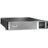 APC Smart-UPS Line Interactief Li-ion SMTL3000RMI2UC ups Zwart/zilver, 3000VA, 2U, 8x IEC C13 + 1x IEC C19, SmartConnect+SmartSlot, AVR, LCD