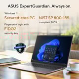 ASUS ExpertBook P3 PM3606CHA-MB0039X 16"  Copilot+ laptop Grijs | R7 260 | Radeon 780M | 16 GB | 512 GB SSD