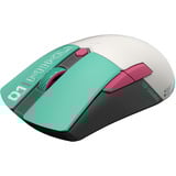 ASUS TUF GAMING Mini Wireless Mouse Hatsune Miku Edition Wit/turquoise, 12.000 dpi, USB / 2.4GHz / Bluetooth
