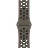 Apple Sportbandje van Nike - Olive Grey/zwart (45 mm) horlogeband Grijs/zwart