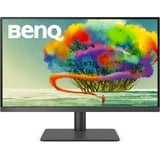 BenQ PD2705U 27" 4K Ultra HD monitor Donkergrijs, 1x DisplayPort, 1x HDMI, 1x USB-C, 3x USB-A
