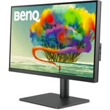 BenQ PD2705U 27" 4K Ultra HD monitor Donkergrijs, 1x DisplayPort, 1x HDMI, 1x USB-C, 3x USB-A