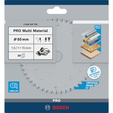 Bosch Standard for Multi Material cirkelzaagblad voor accuzagen 85x1,5/1x15 T30