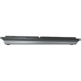 CHERRY KW 9100 SLIM, toetsenbord Zwart/zilver, EU lay-out (QWERTY), Scissor switches, ABS, USB-C, 2.4 GHz, Bluetooth