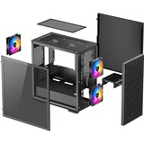 DeepCool MATREXX 40 3FS mini tower behuizing Zwart | 2x USB-A | Window