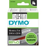 Dymo D1 standaard labels, 19mm x 7m printlint