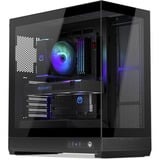 ENDORFY Fishtank 6000 Flex midi tower behuizing Zwart | 2x USB-A | 1x USB-C | RGB | Window