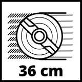 Einhell Grasmaaier GC EM 1536 Rood/zwart