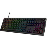 HyperX HyperX Alloy Rise, gaming toetsenbord Zwart, US lay-out, HyperX Red, RGB leds, PBT Keycaps, hot swap