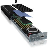 ICY BOX IB-G1826MF-C31 externe behuizing Zwart, USB-C 3.2 (10 Gbit/s)