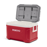 Igloo Latitude 52 Qt Cooler, 49,21 liter koelbox Rood