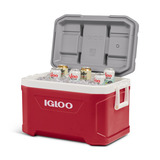 Igloo Latitude 52 Qt Cooler, 49,21 liter koelbox Rood
