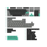 Keychron Cherry Profile Double - Shot PBT Full Set Keycaps - Hacker Mint Grijs/groen, 218 stuks