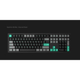 Keychron Cherry Profile Double - Shot PBT Full Set Keycaps - Hacker Mint Grijs/groen, 218 stuks