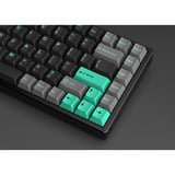 Keychron Cherry Profile Double - Shot PBT Full Set Keycaps - Hacker Mint Grijs/groen, 218 stuks
