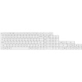 Keychron Low Profile Double Shot PBT Keycap-Set keycaps Wit, 118 Stuks, ANSI Layout