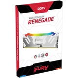 Kingston FURY 16 GB DDR5-6400 werkgeheugen Wit, KF564C32RWA-16, Renegade RGB, XMP