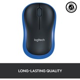 Logitech Wireless Mouse M185 Blauw, Retail