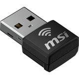 MSI AX1800 Nano WiFi USB Adapter wlan adapter Zwart