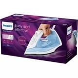 Philips EasySpeed Stoomstrijkijzer GC1740/20 Lichtblauw/wit, Ingebouwde Calc Clean-schuifknop