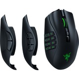 Razer Naga Pro Gaming Mouse Zwart, 20.000 dpi, RGB leds