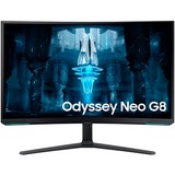 SAMSUNG Odyssey Neo G8 S32BG850NP 32" 4K UHD Curved gaming monitor Zwart/wit, 2x HDMI, 1x DisplayPort, 2x USB-A 3.2, 240 Hz