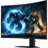 Samsung Odyssey G7 S37FG756EU 37" 4K UHD curved gaming monitor Zwart, 165 Hz, HDMI, DisplayPort, USB, AMD FreeSync